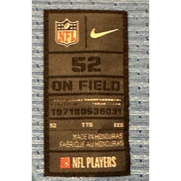 Nike NFL Tennessee Titans On Field Blank Player Limited Jersey Size 52‎ / XL NEW - Picture 7 of 16